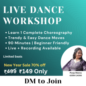 Dance with Pooja Meena this Sunday